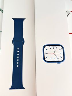 Apple Watch Series 7 45MM Blue Sport Band