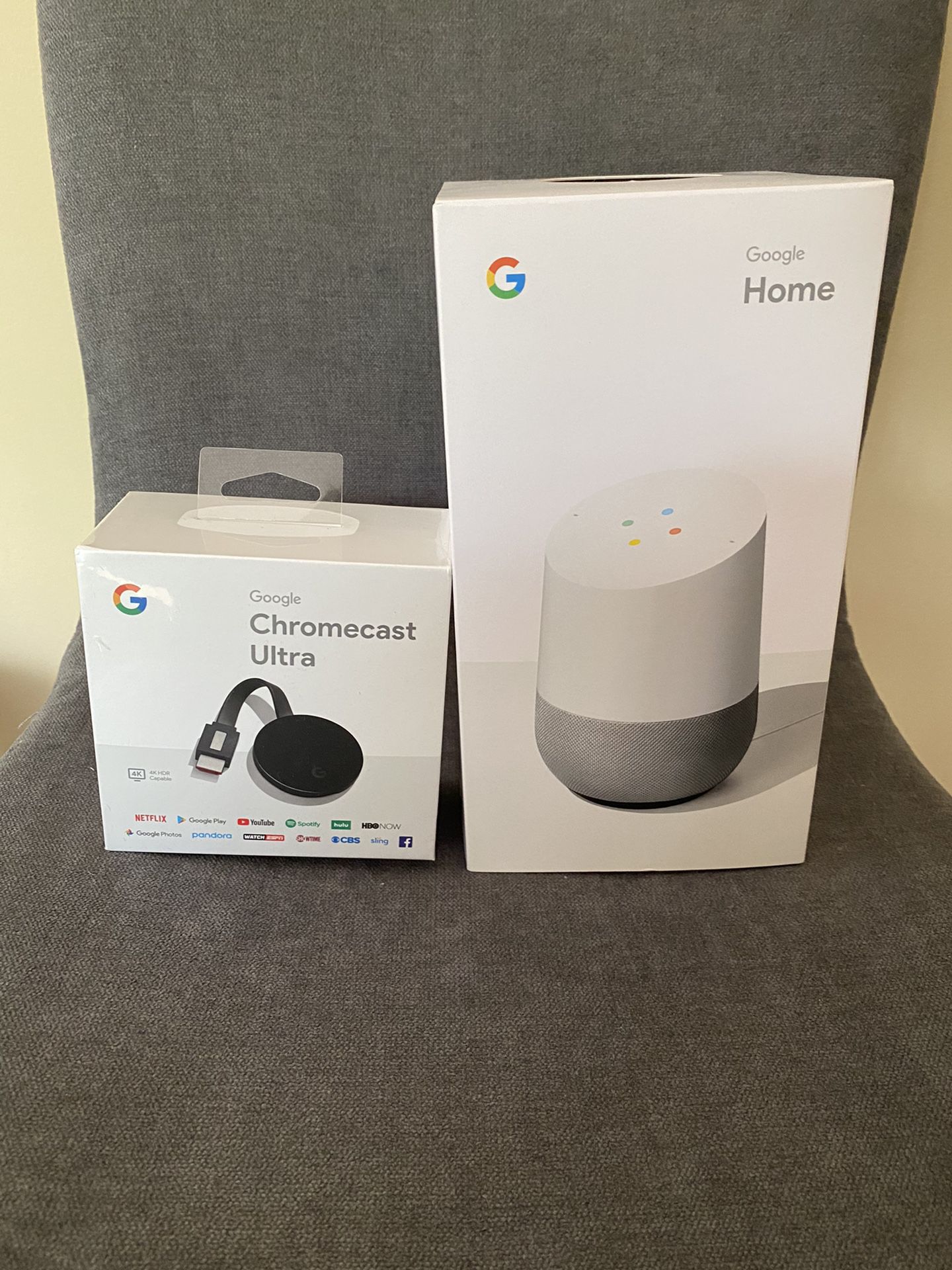 google home+ chromecast ultra