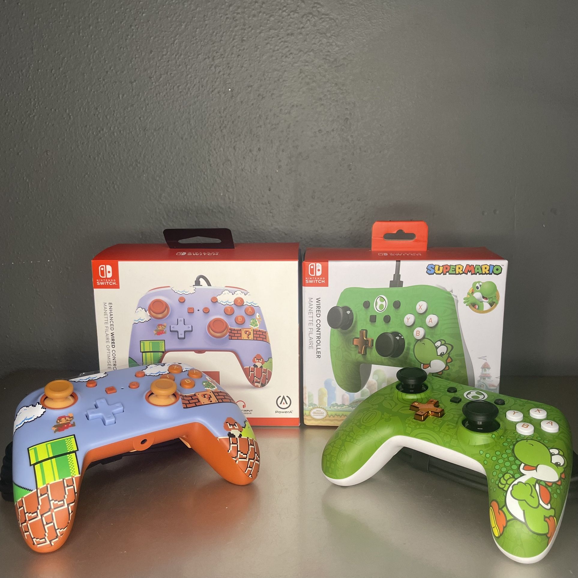 PowerA Enhanced Wiredy Controller for Nintendo Switch Mario