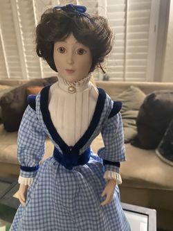 Meg Porcelain Doll /paper Work Inside Box
