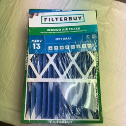 2 PACK. (MERV 13) Filterbuy 16x25x5 Air Filters, AC Furnace Replacement for Honeywell
