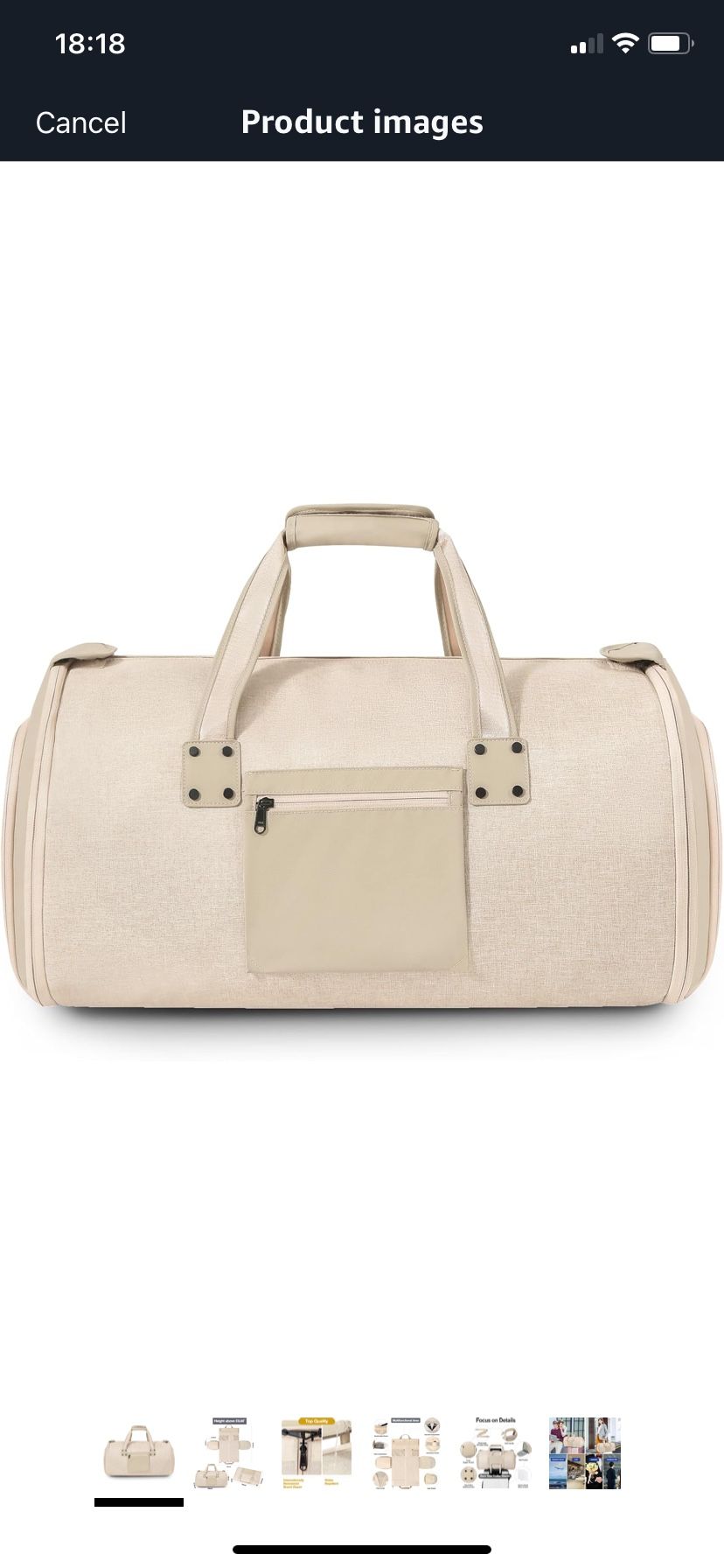 High quality Garment Bags for Travel - Water Repellent Garment Bag with Shoe Compartment - 2 in 1 Convertible Suit Bag Travel with Shoe Bags - Large K