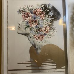 Flower Crown Framed Print