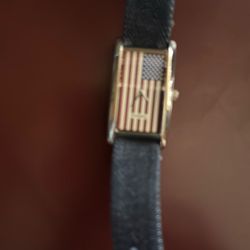 Fossil Watch.  Denim Band.