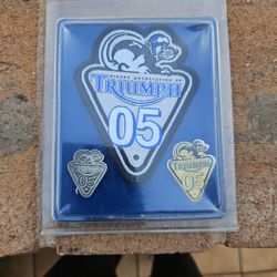 Triumph Motorcycles Association Patch and Pins