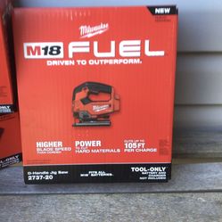 Milwaukee M18 FUEL Jigsaw . Brand NEW . Tool Only . NUEVO 