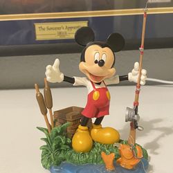 Mickey Mouse Hooked On Fishing Collectible 