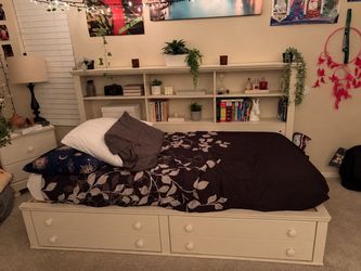 Platform Bed Frame with Storage