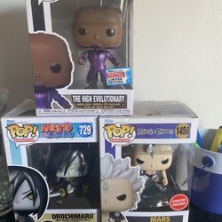 Orochimaru, Mars, and The High Revolutionary Funko Pops
