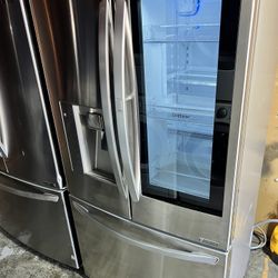 LG Counter Depth French Door Stainless Steel Refrigerator 