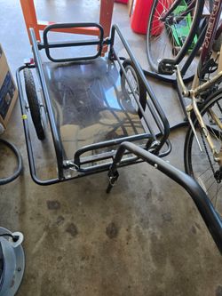 Bike trailer carrier