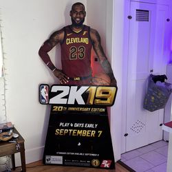 LeBron James NBA2K19 Cutout