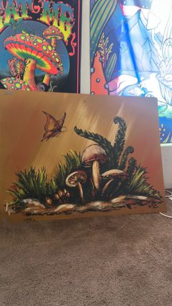 Vintage MCM painting Signed