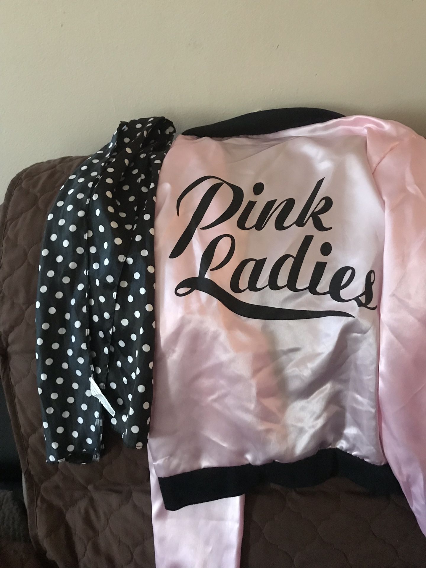 Pink ladies jacket Halloween costume