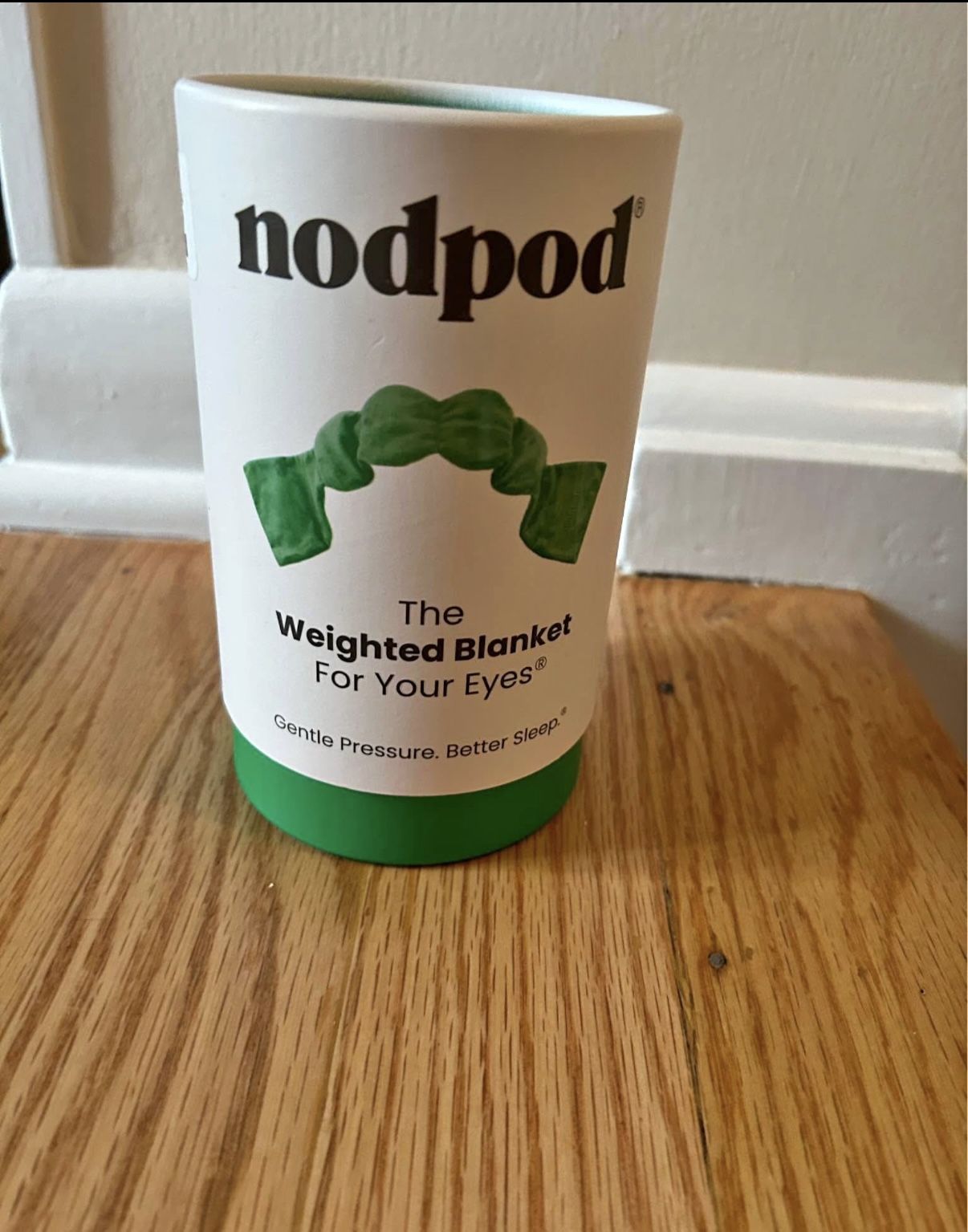 Nodpod Green Weighted Eye Blanket (new)