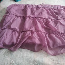 Purple shower curtain Ruffles...new