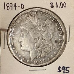 1894O Morgan Silver Dollar