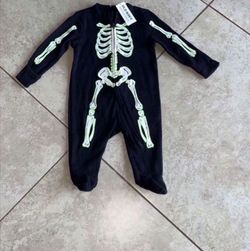 Old Navy Baby Boy’s Skeleton Outfit, Size 3-6 Months