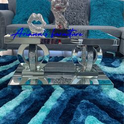 New In Box Mirrored Coffee Table 35x24