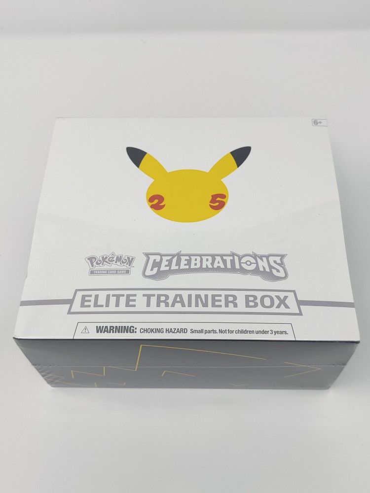 Pokemon Celebrations Elite Trainer Box ETB 25th Anniversary - Factory Sealed!