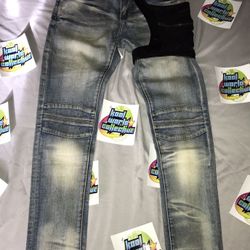 New Size 32 Embelish Designer Jeans 