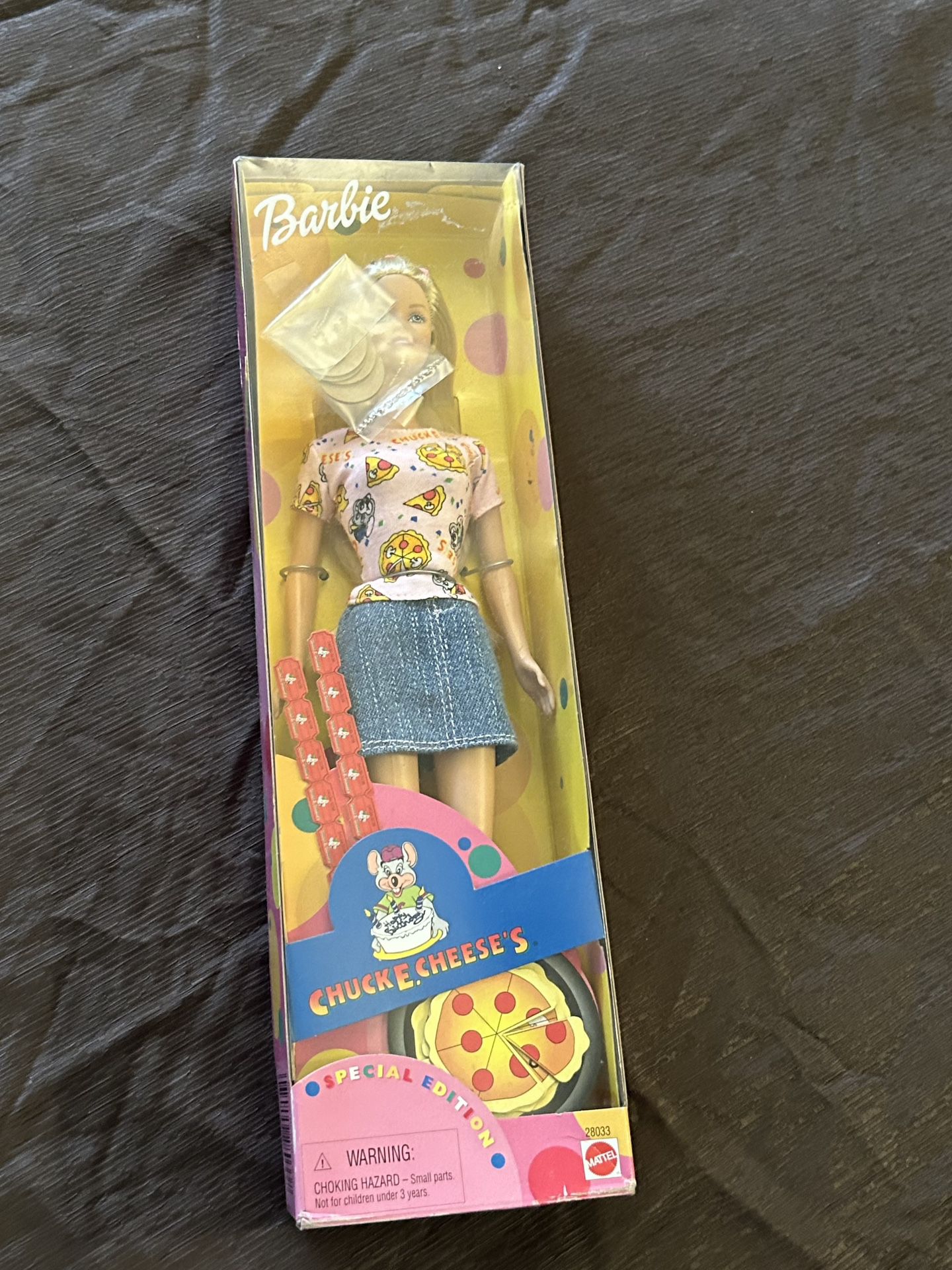 New (Chuk e cheese) Barbie Doll