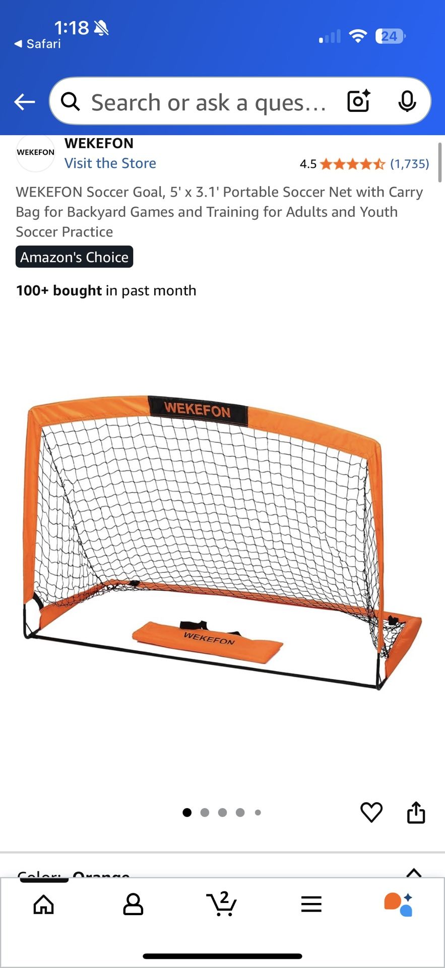 Wekefon Goal Set 5 X 3.1