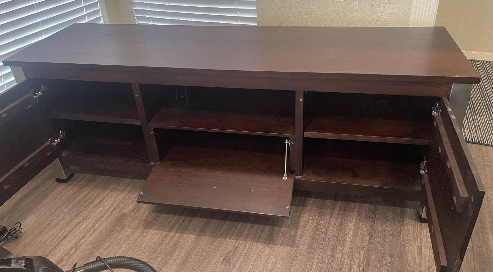 Solid Wood TV Stand (Four Hands) $200