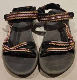 Teva Womens Sandals Size 8 with Colorful Straps