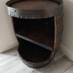 Wine Barrel/Liquor Cabinet 