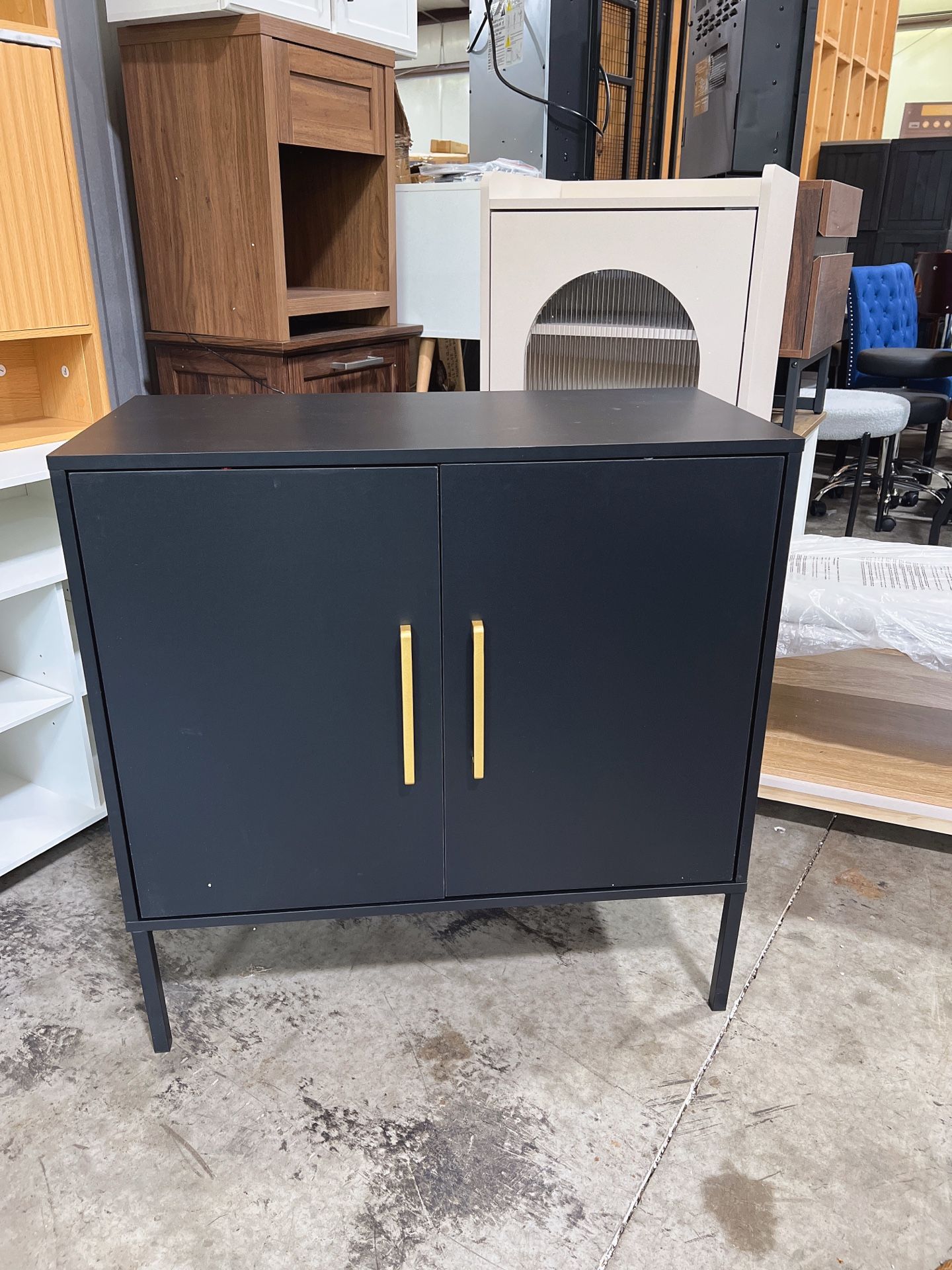 Beautiful color matching, only one, what you see is what you getπ»π»..Modern Storage Cabinet, Free Standing Buffet Cabinet, Black Sideboard and Buffet