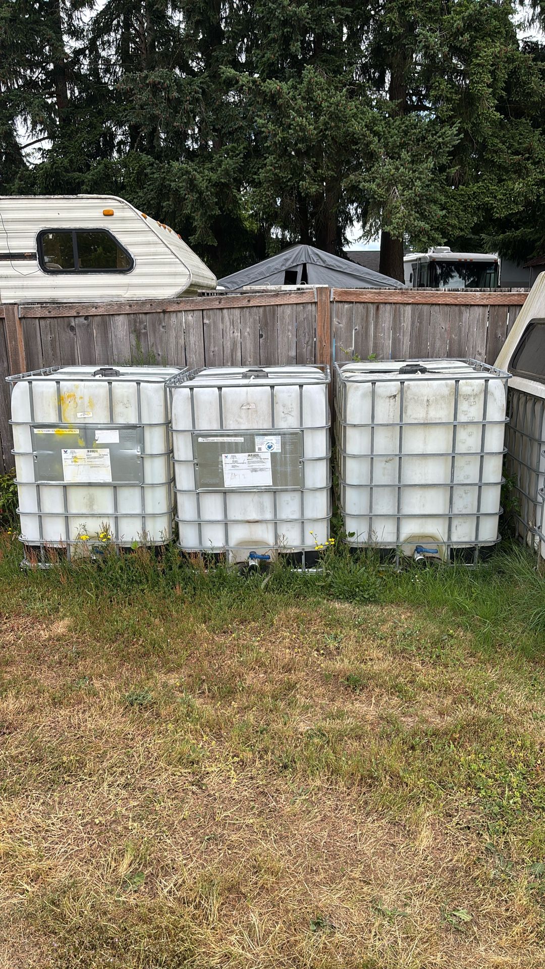 325 And 260 Gallon Containers