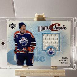 Paul Coffey 2004-05 Upper Deck Heritage Classic Patch Jersey CC-PC NM or Better