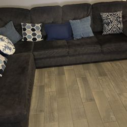 Dark Gray Ashley Sectional! Price Neg. 