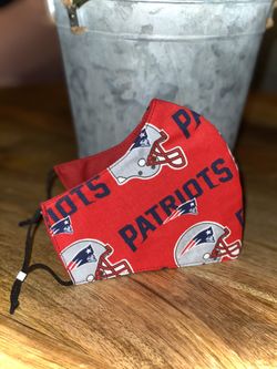Custom Handcrafted New England Patriots Face Mask