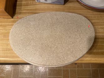 Round stone cutting board