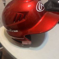 Rawlings Baseball/Softball Batting Helmet - Red