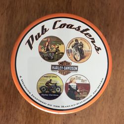Harley Davidson Pub Coasters (4-PK)