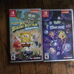 Spongebob squarepants Nintendo switch games