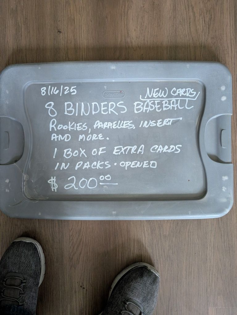 Reduce price Eight Binders Baseball