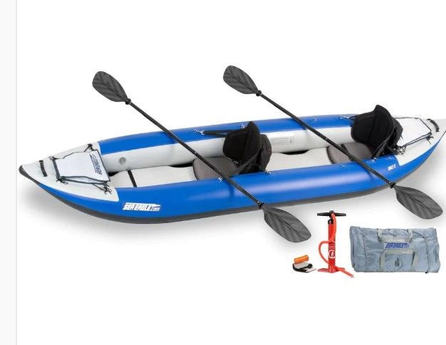 SeaEagle 380X Inflatable Kayak - Upgraded seats and paddles - Perfect