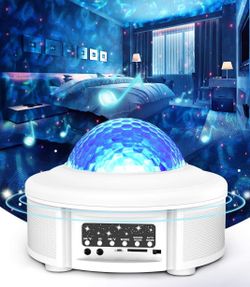 Sealed Box - Ocean Wave Star Projector Night Light, Galaxy Light Projector for Bedroom, Starlight Projector for Ceiling for Adults & Kids