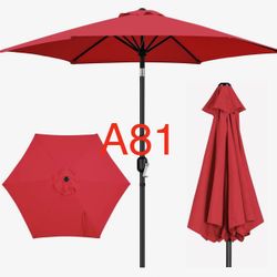 9FT Patio Umbrella, Outdoor Table Market Umbrella 