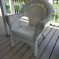 Handwoven Wicker/ Rattan Chair