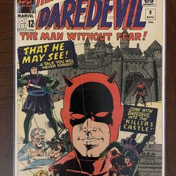 DAREDEVIL #9 Stan Lee, Bob Powell, Wally Wood Marvel Comics Silver Age 1965 FN
