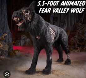 Halloween zombie wolf