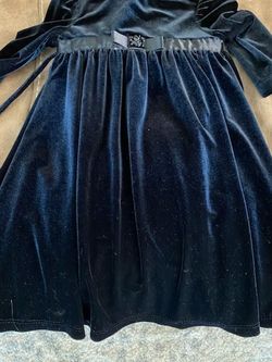 24 Months Black Velvet Dress Girls