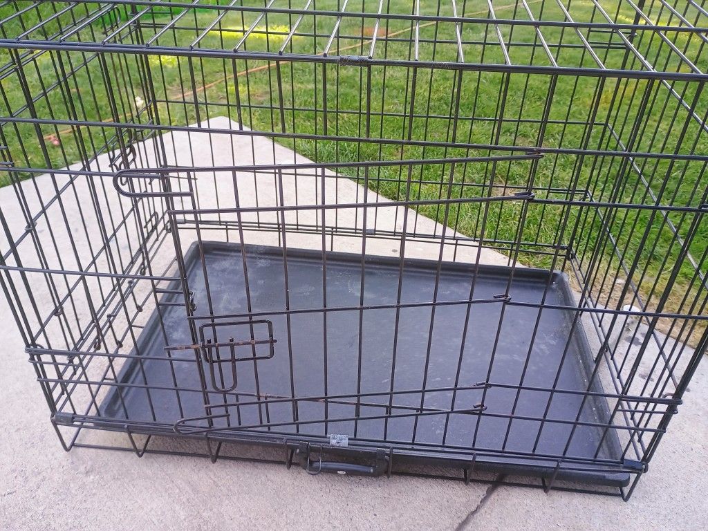 Two Doors 30x19x23 Dog Cage