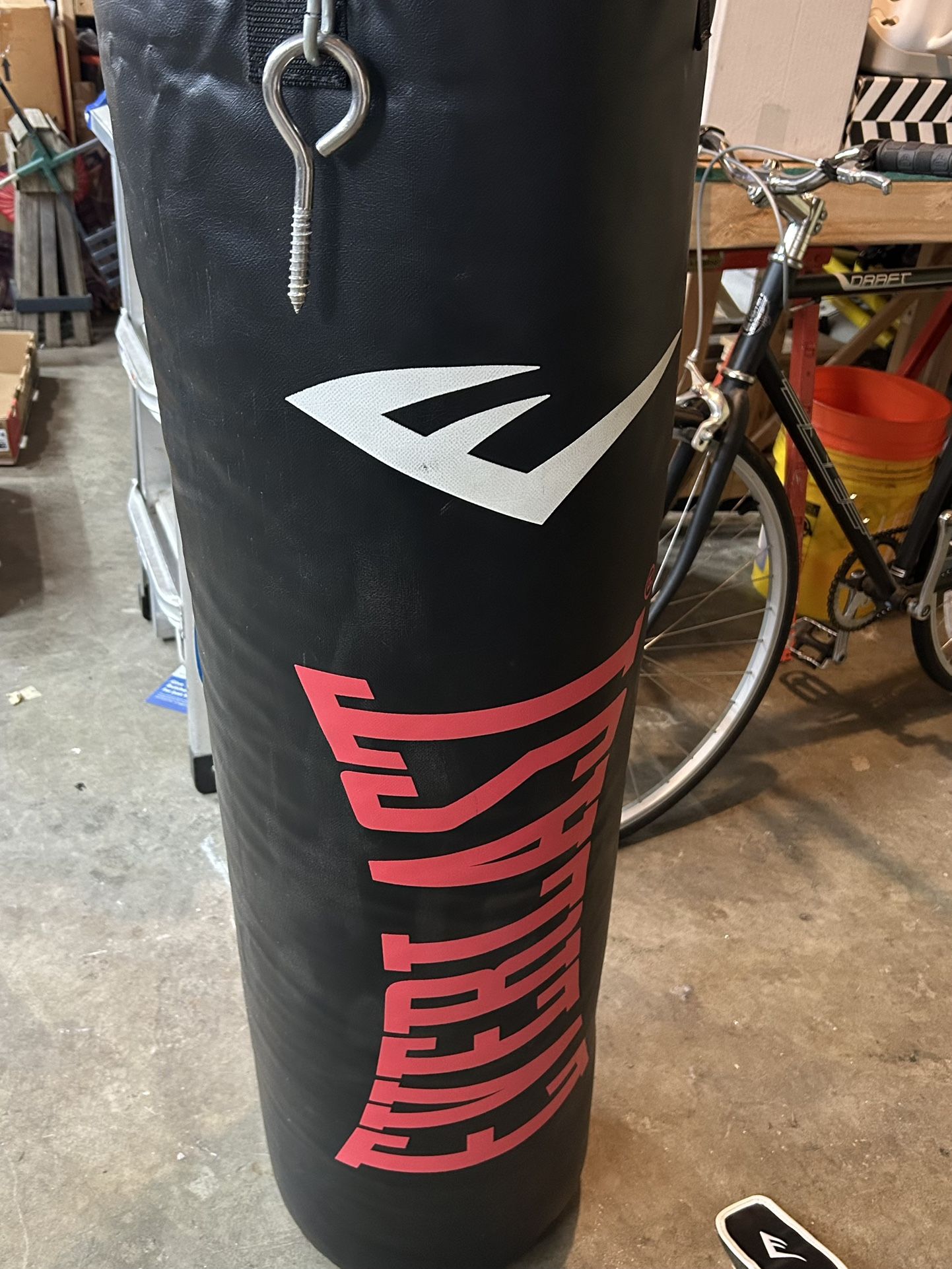 Punching Bag, Gloves And Wraps