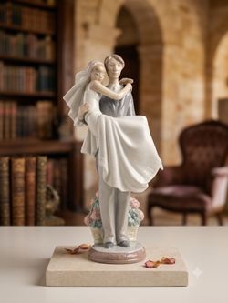 Lladro Spain Porcelain Figurine #5282 Over The Threshold